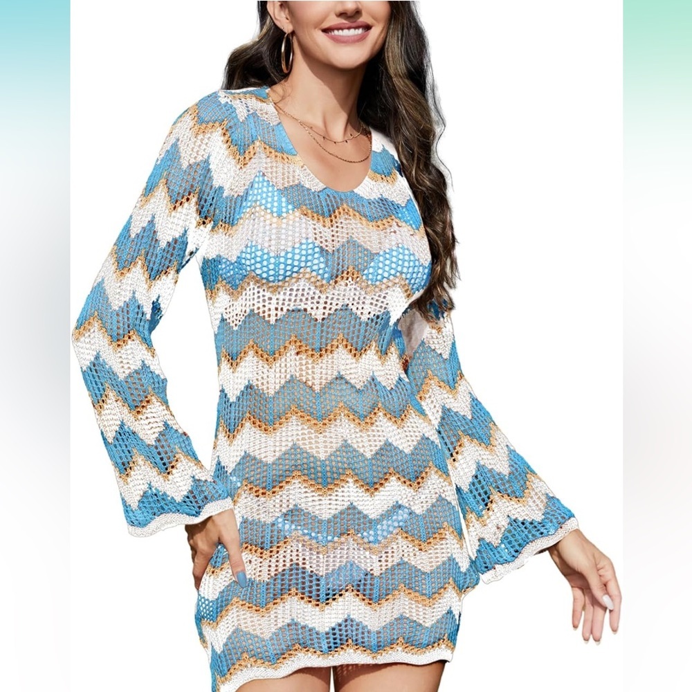 Crochet swim coverup - Picture 1 of 5